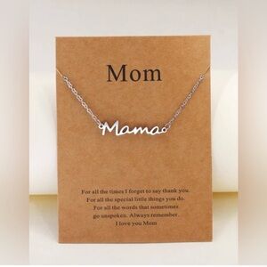 Silver 'Mama' Necklace